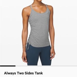NWT Lululemon Always Two Sides Tank